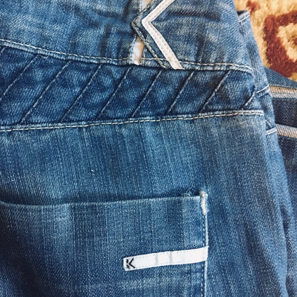 Wide leg indigo blue denim - Picture 5 of 7